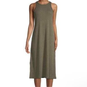 MADEWELL Westville Tank Midi Olive A-Line Dress